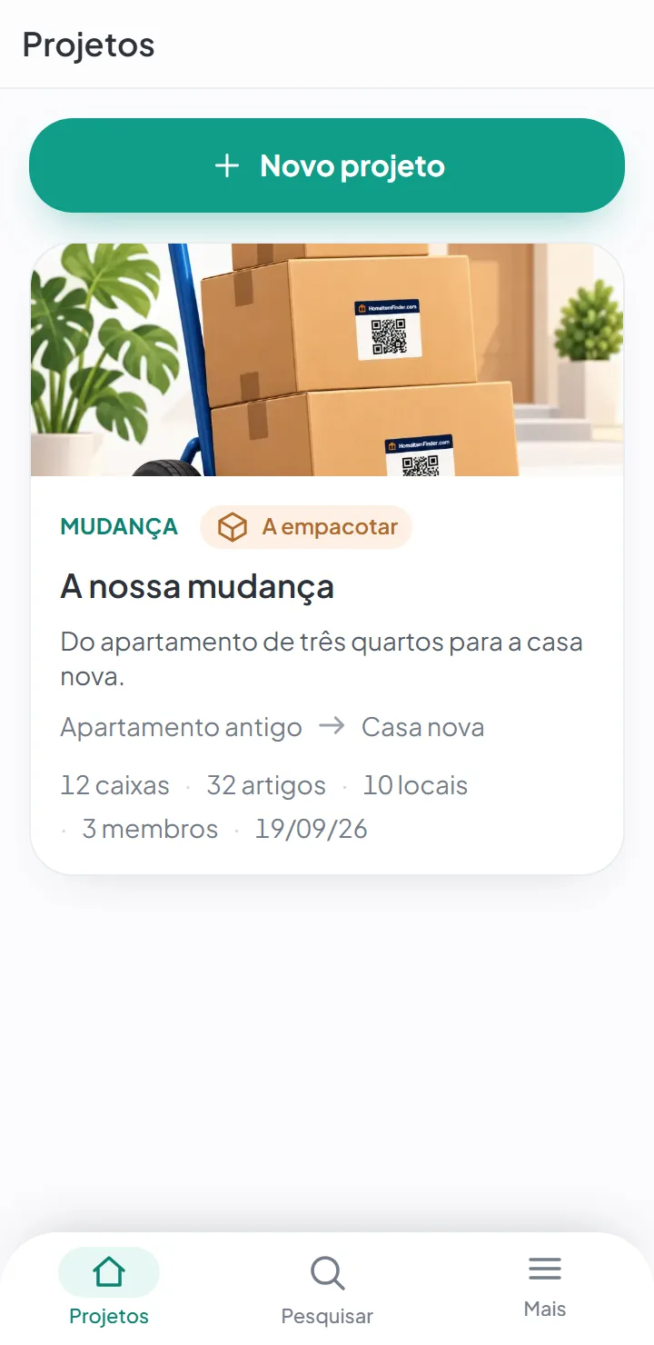 Funciona onde não há rede — projects